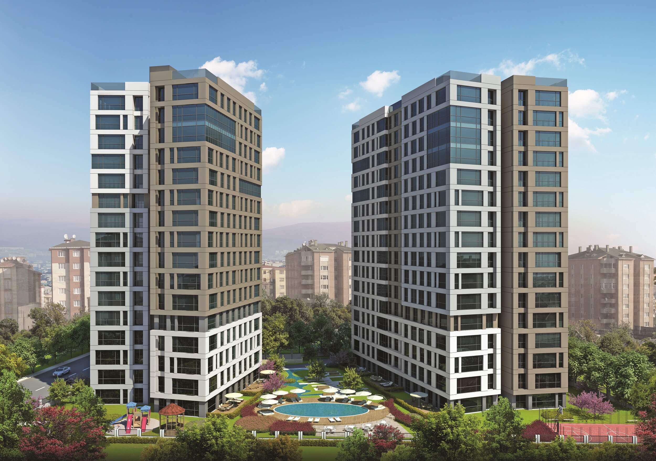 خرید آپارتمان مجتمع مسکونی نوول مال تپه ( NOUVEL MALTEPE )